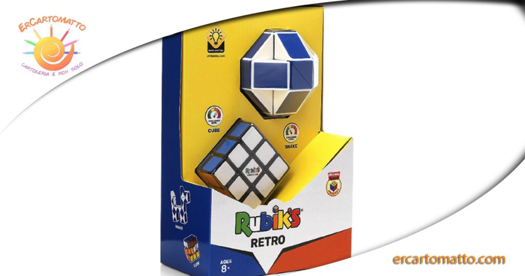 Cubo di Rubik, Retro Pack, 3 X 3 + Snake