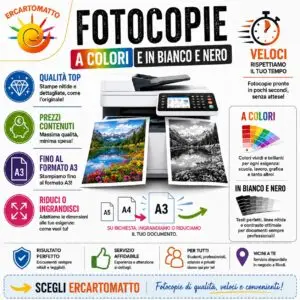 FOTOCOPIE A RIVOLI PROFESSIONALI E VELOCI 