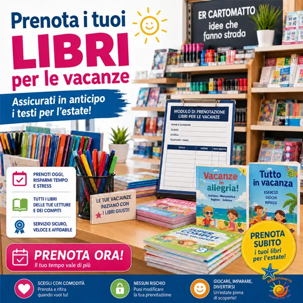ER CARTOMATTO - PRENOTA I LIBRI DELLE VACANZE