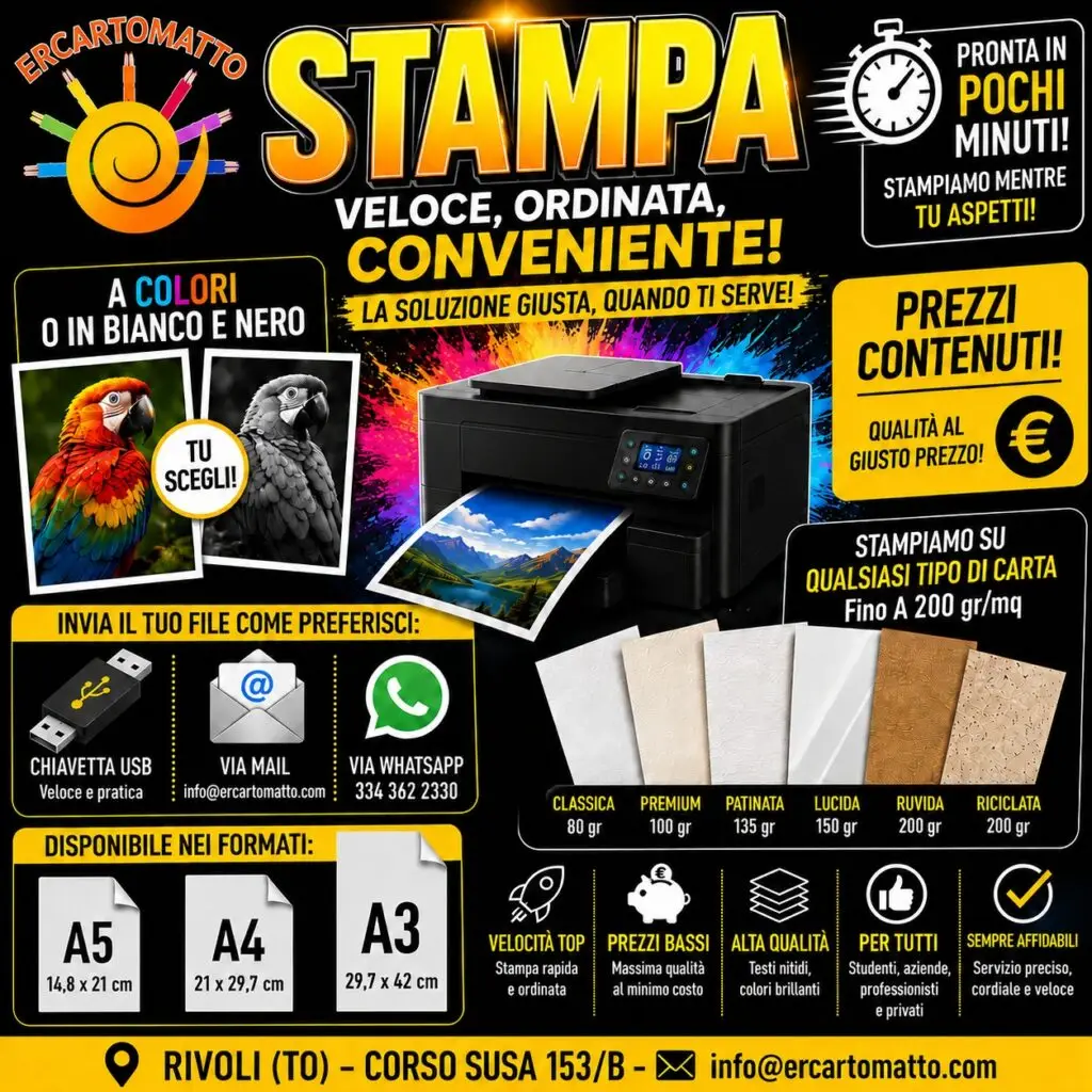 ERCARTOMATTO - STAMPE DOCUMENTI
