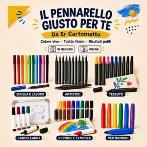 Pennarelli per scuola e creatività