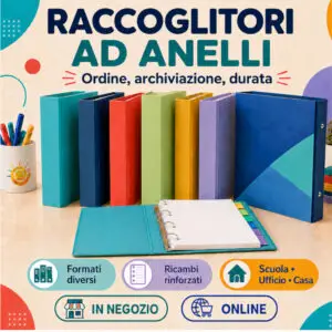 Raccoglitori ad anelli: ordine per scuola, casa e lavoro