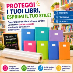 COPERTINE PER QUADERNI E FODERE PER LIBRI