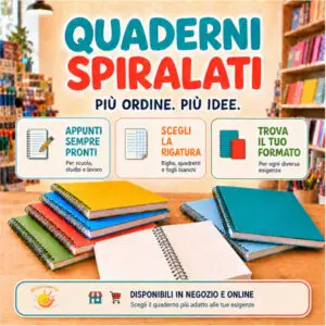Quaderni spiralati: più ordine, più idee per scuola, studio e lavoro