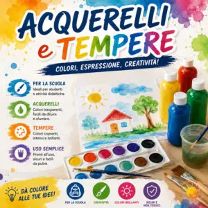 Acquerelli e Tempere per ogni uso