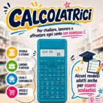 Calcolatrici a Rivoli per scuola, esami e uso quotidiano