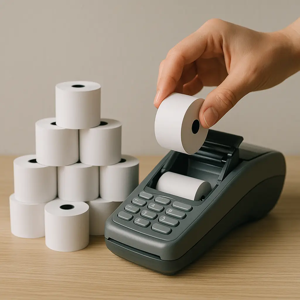 rotoli per calcolatrici registratori di cassa e POS Er Cartomatto