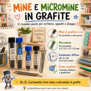 Mine e micromine: come scegliere il ricambio giusto