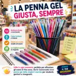 Penne gel: scrittura fluida e permanente