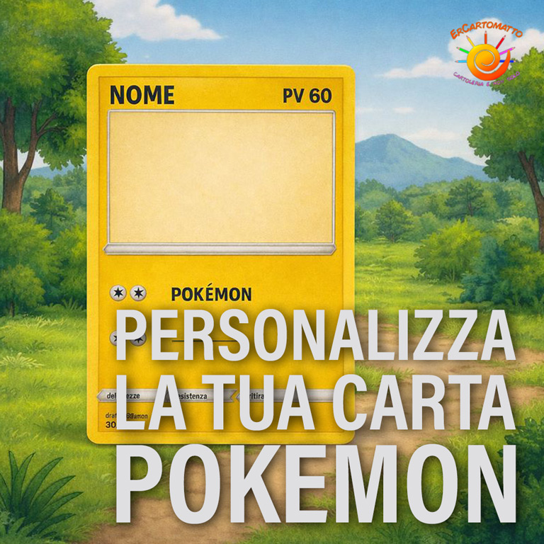 Personalizza la tua carta Pokémon