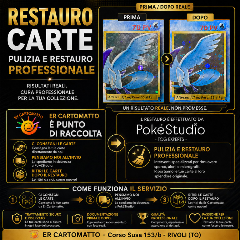 Restauro carte professionale a Rivoli