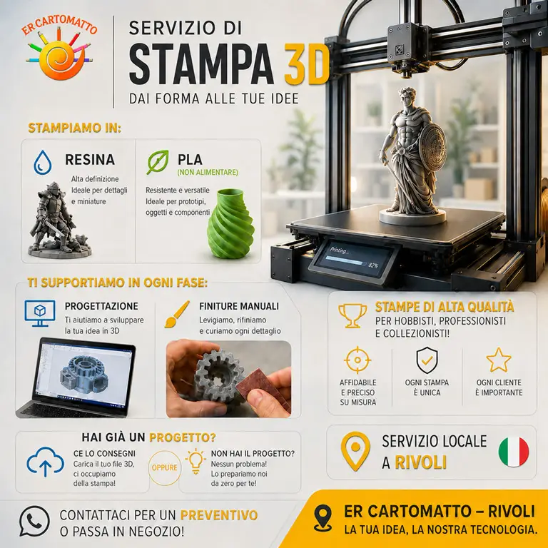 ER CARTOMATTO - STAMPA 3D