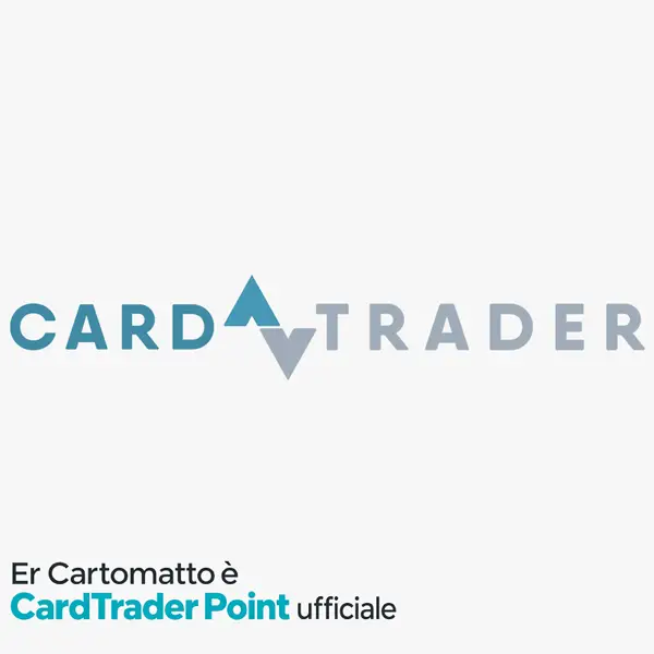 Pacco di carte collezionabili presso il CardTrader Point Er Cartomatto a Rivoli