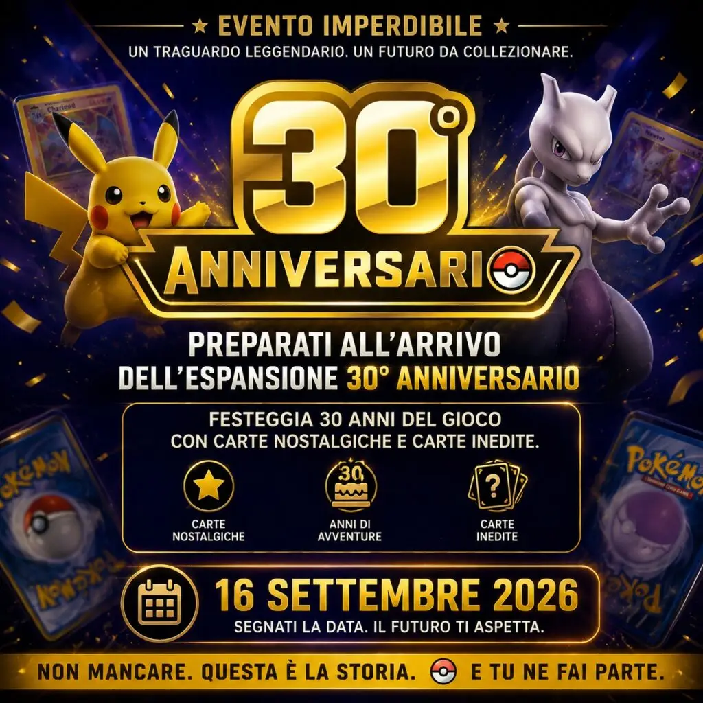 espansione 30° Anniversario GCC Pokémon